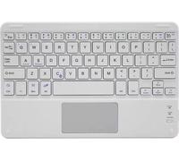 INF Clavier sans fil avec pavé tactile pour tablettes Blanc M