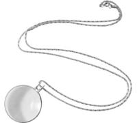 INF Collier avec pendentif grossissant 5X Argent