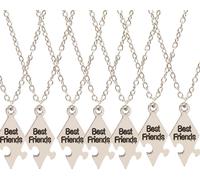 INF Collier avec puzzle "Best friends", 7 pièces en argent