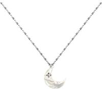 INF Collier en argent S925 avec pendentif de lune Argent