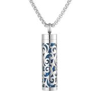 INF Collier médaillon avec diffuseur d'huiles essentielles Argent CK-CG2