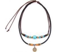 INF Collier Pendentif Pièce de Monnaie Bohème