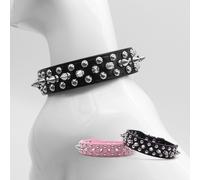 INF Collier pour animaux domestiques - Confortable en cuirPolyuréthanenoir M