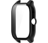 INF Compatible avec Amazfit GTS4 Coque Blanche Transparente - PC + Film Trempé Le noir