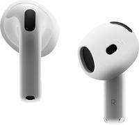 INF Compatible avec Apple AirPods 4 : Embouts en silicone - Lot de 2 paires Blanc
