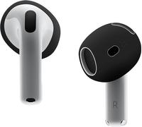 INF Compatible avec Apple AirPods 4 : Embouts en silicone - Lot de 2 paires Le noir