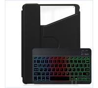INF Compatible avec iPad Pro 11 2024 Étui Clavier Bluetooth Rotatif en Acrylique