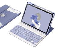 INF Compatible iPad 10.9/11 pouces/Air 11 (2024) Clavier Bluetooth rotatif à 360°