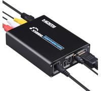 Adaptateur convertisseur AV et S-vidéo vers HDMI Le noir