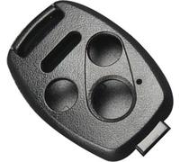INF Coque de clé de voiture ABS noire 3+1 boutons pour Honda/Accord/Fit