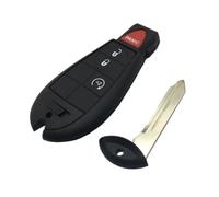 INF Coque de e voiture intelligente 3+1 boutons compatible avec Chrysler Le noir