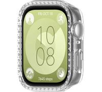 INF Coque de protection creuse en polycarbonate diamant pour Huawei Watch Fit 3 Transparent