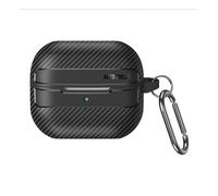 INF Coque de protection en fibre de carbone pour Samsung Galaxy Buds3/3pro Le noir