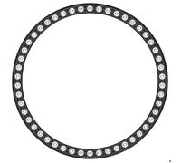 INF Coque de Protection Noire en PC avec Diamants pour Huawei Watch GT6 41MM - Élégante et Protectrice
