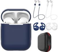 INF Coque de Protection pour Airpods 6 Pièces Silicone Multicolore Antichoc Antidérapant Bleu