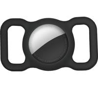 INF Coque en silicone AirTag pour collier de chien Noir 1-pack