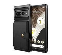 INF Coque Google Pixel 8 Pro, étui portefeuille avec porte-cartes et béquille