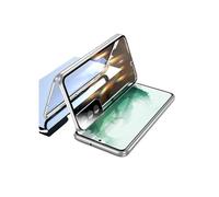 INF Coque magnétique en verre trempé double face Argent Samsung S22