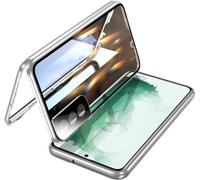 INF Coque magnétique en verre trempé double face Argent Samsung S23 Plus