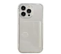 INF Coque pour iPhone 11 Pro Max avec Fente pour Carte en TPU Transparent