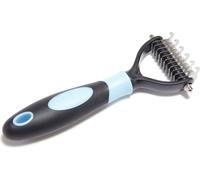 INF Corde d'examen peigne à sous-poils pour chien et chat Noir + bleu
