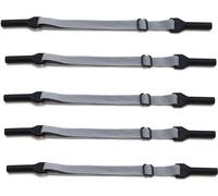 INF Cordons ajustables pour lunettes adultes - Pack de 5 Gris