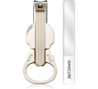 INF Coupe-ongles Champagne Violoncelle + Lime à Ongles en Verre Nano