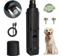 INF Coupe-ongles électrique et silencieux J2 pour chiens et chats Le noir