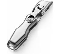 INF Coupe-ongles Incliné Grand Format en Acier Inoxydable Anti-éclaboussures