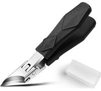 INF Coupe-ongles oblique de précision avec large ouverture de mâchoire Le noir