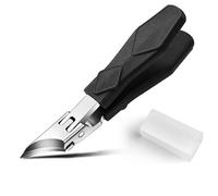 INF Coupe-ongles oblique de précision avec large ouverture de mâchoire Le noir