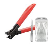 Coupe-ongles puissant INF - Coupe-ongles sans éclaboussures pour ongles épais - Rouge