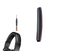 INF Coussinet de tête en cuir protéiné compatible avec Audio-Technica ATH M50 Series, coussin en mousse à mémoire de forme avec tournevis, coussinets de rechange pour ATH M50X/M50XBT, protection et
