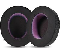 INF Coussinets de Rechange Arctis Nova Pro en Cuir Glacé Noir Violet (2)