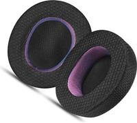 INF Coussinets de remplacement pour SteelSeries Arctis Nova Pro - Noir et violet Version Bluetooth Cache-oreilles en maille