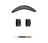 INF Coussinets de serre-tête avec pince de verrouillage et outil de démontage, cuir protéiné + mousse à mémoire de forme, compatible avec Bose QC25, montage facile et confort doux toute la journée