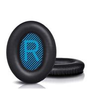INF Coussinets d'oreille compatibles avec les écouteurs Bose QC 35/25/15, 1 paire Noir + Bleu