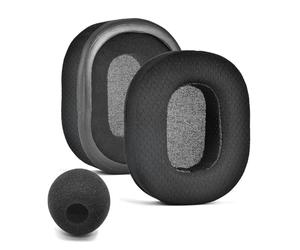INF Coussinets d'oreille de Rechange en Mousse à mémoire de Forme pour Razer BlackShark V2 X, qualité sonore améliorée, Protection du Microphone, Coussinets en Maille et Mousse à mémoire de Forme