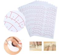 INF Coussinets sous les yeux, patchs autocollants pour extension de cils 140 pièces Blanc