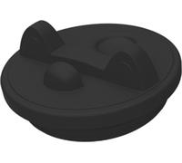 INF Couvercle de bocal en silicone pour Stanley - étanche et polyvalent noir