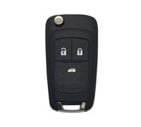 INF Étui pour clés de voiture à 3 boutons pour Buick/Opel/Chevrolet Noir
