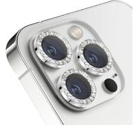 INF Couvercle de l'objectif avec strass pack de 2 Argent