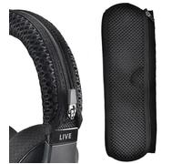 INF Couvre-arceau en polyester pour casque - Noir 30x8x0.5cm, compatible avec Sony WH-1000XM5, JBL Tune/Live, Marshall series Le noi