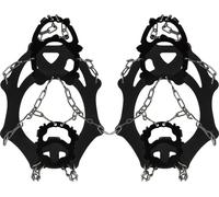 INF Couvre-chaussures antidérapants avec 12 pointes - Taille L Noir (EU 40-44) L