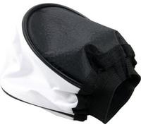 INF Diffuseur de lumière universel en tissu pour flash, 2 pièces, noir et blanc
