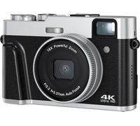 Appareil photo 4K / 48MP / Zoom 16X / Autofocus / Anti-tremblement Black