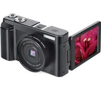 Appareil photo numérique 4K 48MP, écran IPS 3,0 pouces Black