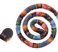 INF Dirty Braids Cop Wrap, High Cop Spiral Lock Dreadlocks Hairpiece Multicolor