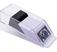 INF Distributeur et mélangeur de cartes transparent pour 6 jeux