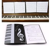 INF Dossier de partitions, classeur de partitions de piano 6 pages format A4